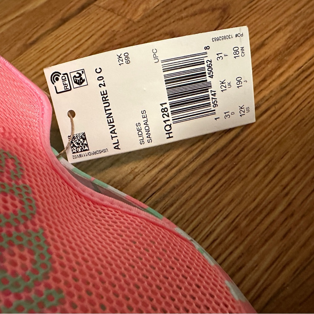 New Adidas Hot Pink Water Shoes - Picture 5 of 5